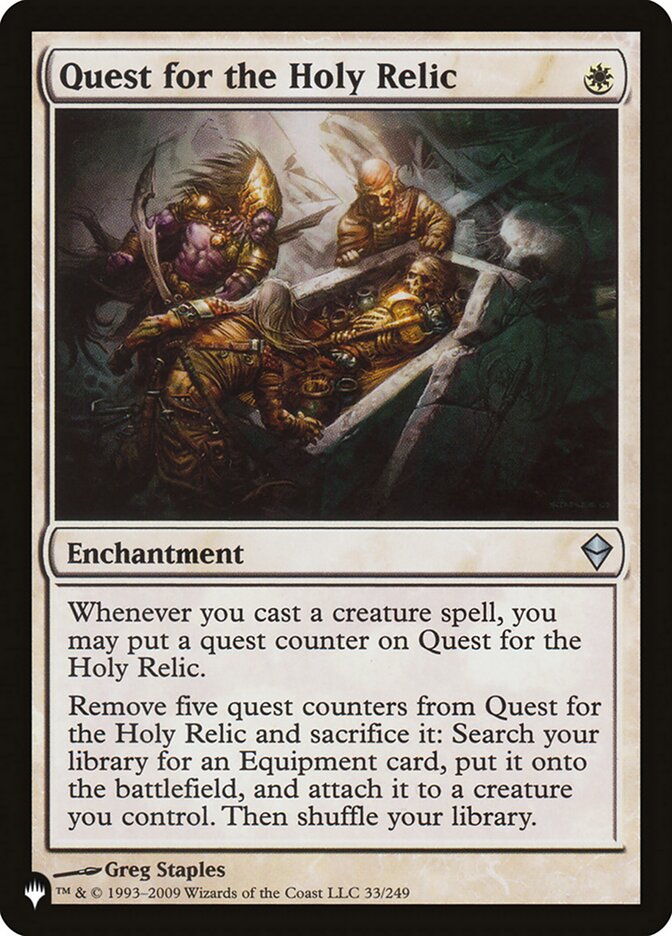 Quest for the Holy Relic [The List] | Grognard Games