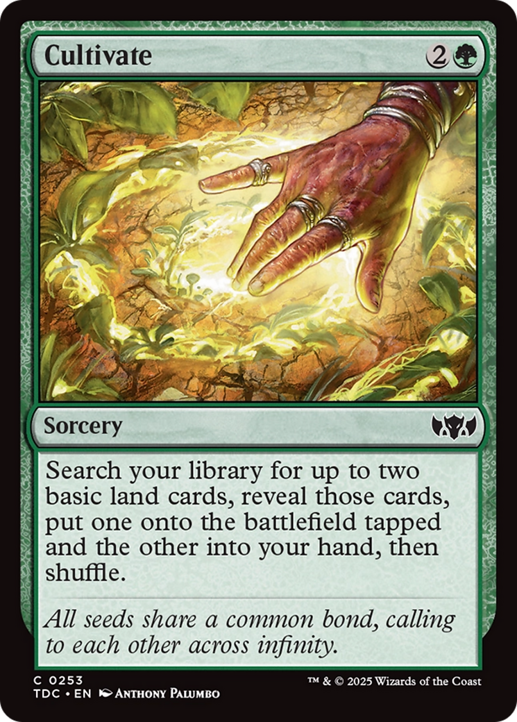 Cultivate [Tarkir: Dragonstorm Commander] | Grognard Games