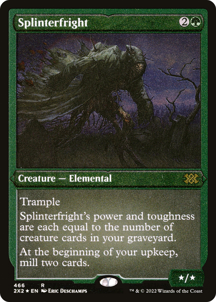 Splinterfright (Foil Etched) (2X2-466) - Double Masters 2022 Foil | Grognard Games