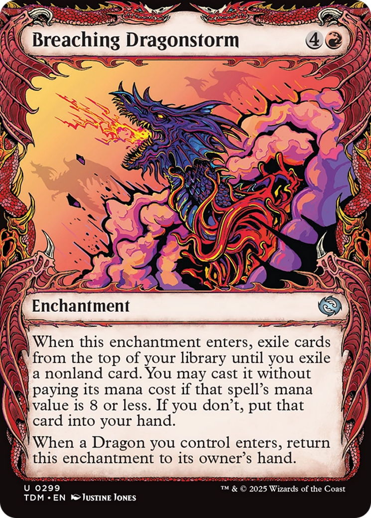 Breaching Dragonstorm (Showcase) [Tarkir: Dragonstorm] | Grognard Games