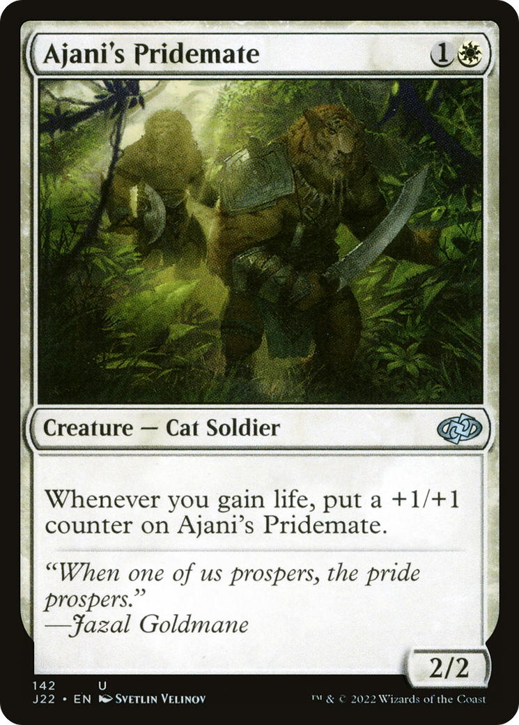 Ajani's Pridemate [Jumpstart 2022] | Grognard Games