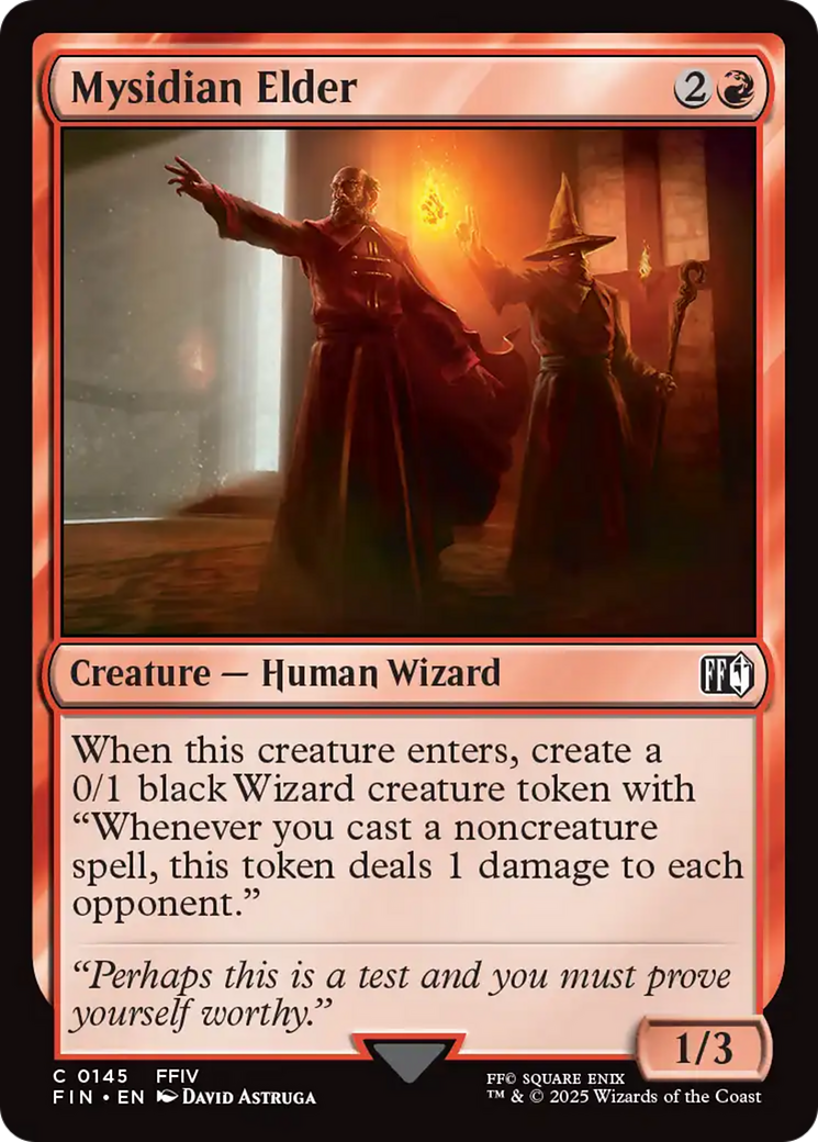 Mysidian Elder (FIN-145) - FINAL FANTASY Foil | Grognard Games