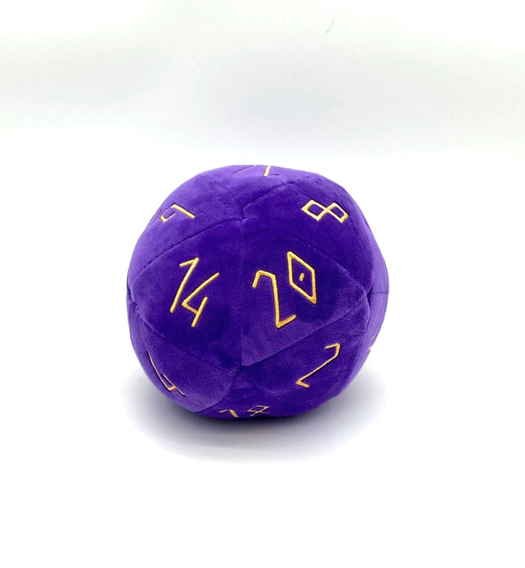 Norse Foundry Lich Purple - Purple Plushie Boulder 170mm D20 Plush Soft Dice | Grognard Games