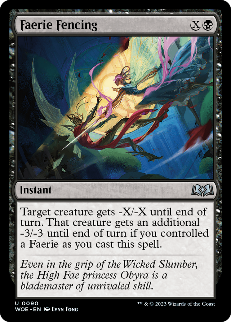 Faerie Fencing [Wilds of Eldraine] | Grognard Games