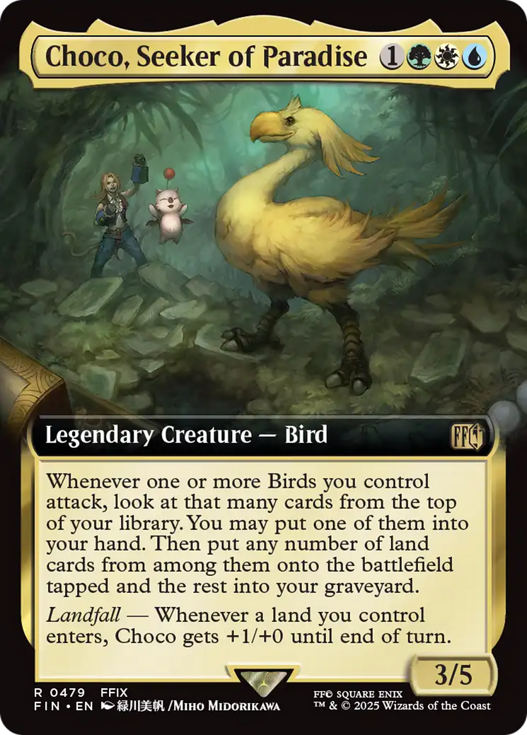 Choco, Seeker of Paradise (Extended Art) (FIN-479) - FINAL FANTASY | Grognard Games