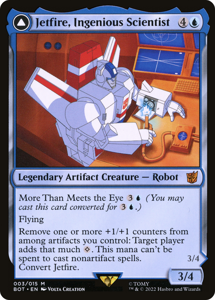 Jetfire, Ingenious Scientist // Jetfire, Air Guardian [Universes Beyond: Transformers] | Grognard Games
