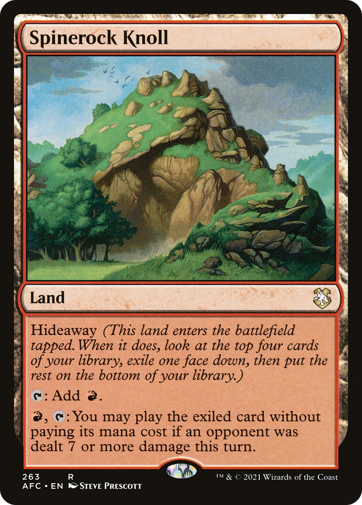 Spinerock Knoll [Dungeons & Dragons: Adventures in the Forgotten Realms Commander] | Grognard Games