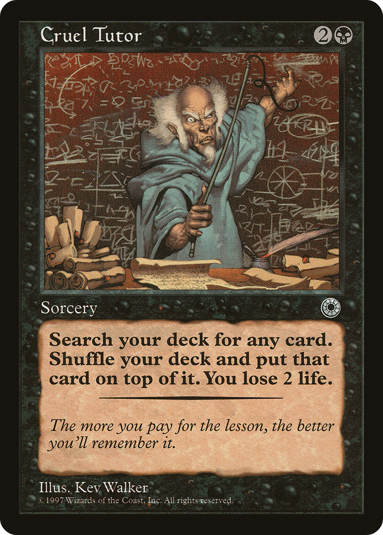 Cruel Tutor [Portal] | Grognard Games