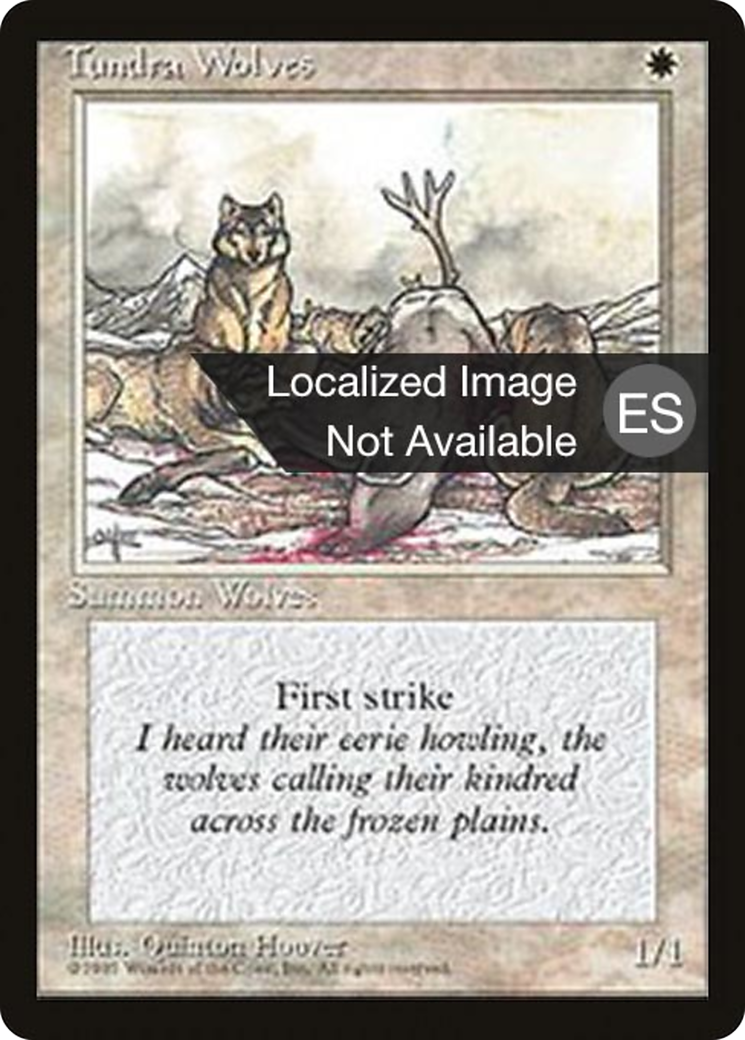 Tundra Wolves [Fourth Edition (Foreign Black Border)] | Grognard Games