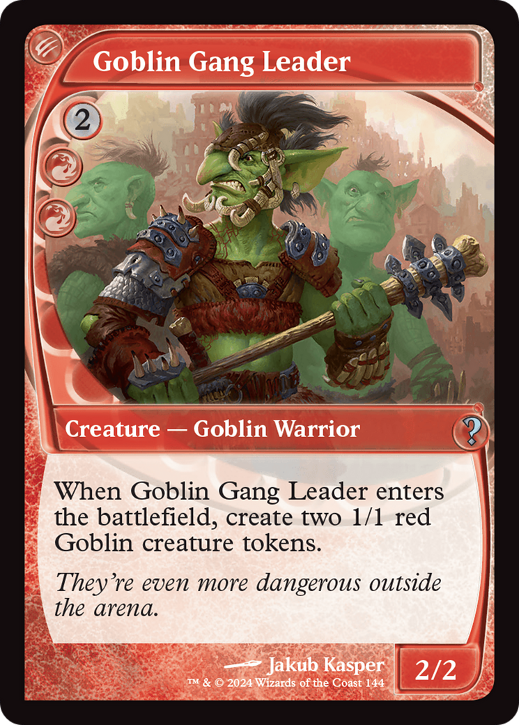 Goblin Gang Leader (Future Sight) [Mystery Booster 2] | Grognard Games