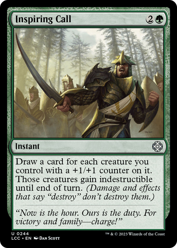 Inspiring Call [The Lost Caverns of Ixalan Commander] | Grognard Games