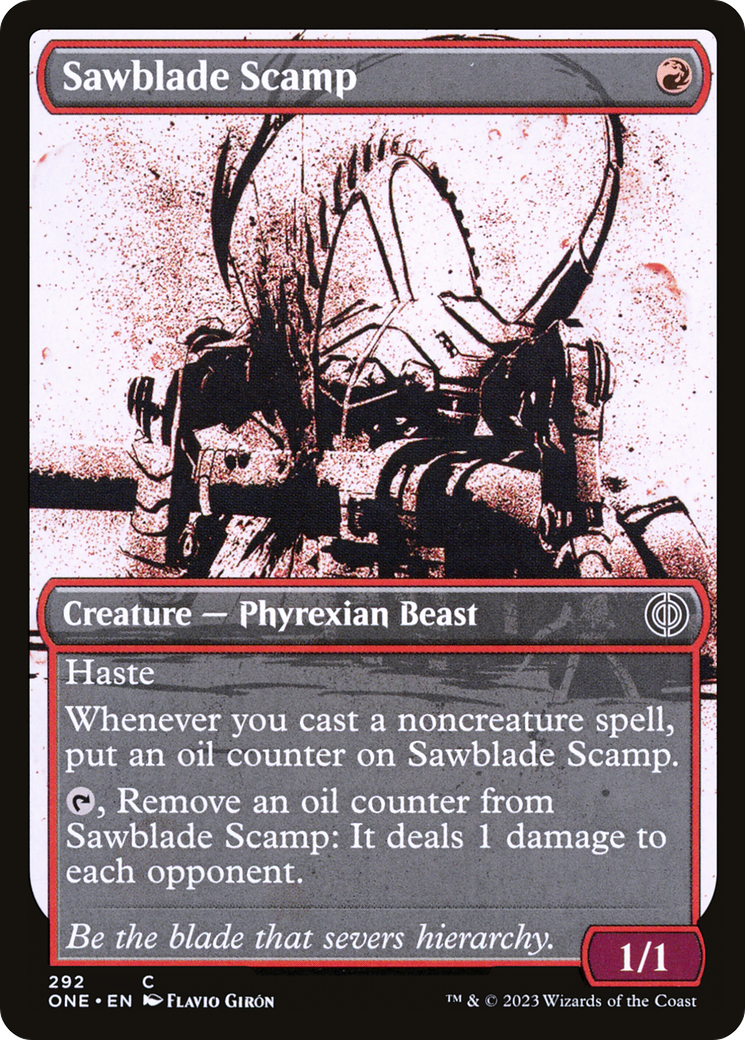 Sawblade Scamp (Showcase Ichor) [Phyrexia: All Will Be One] | Grognard Games