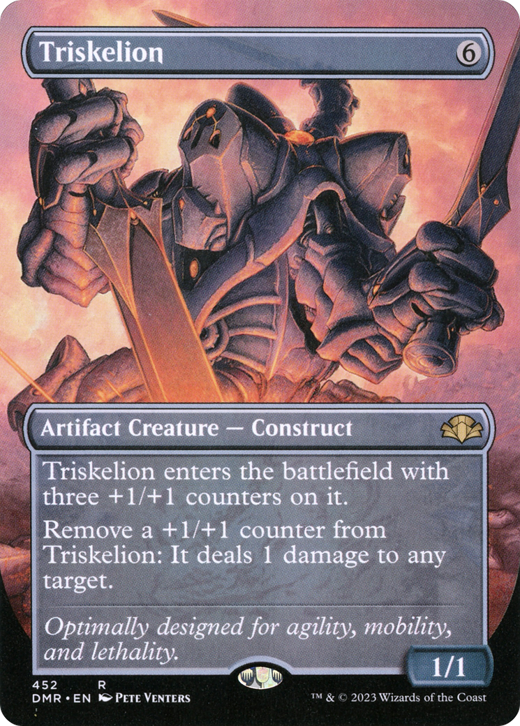 Triskelion (Borderless Alternate Art) [Dominaria Remastered] | Grognard Games