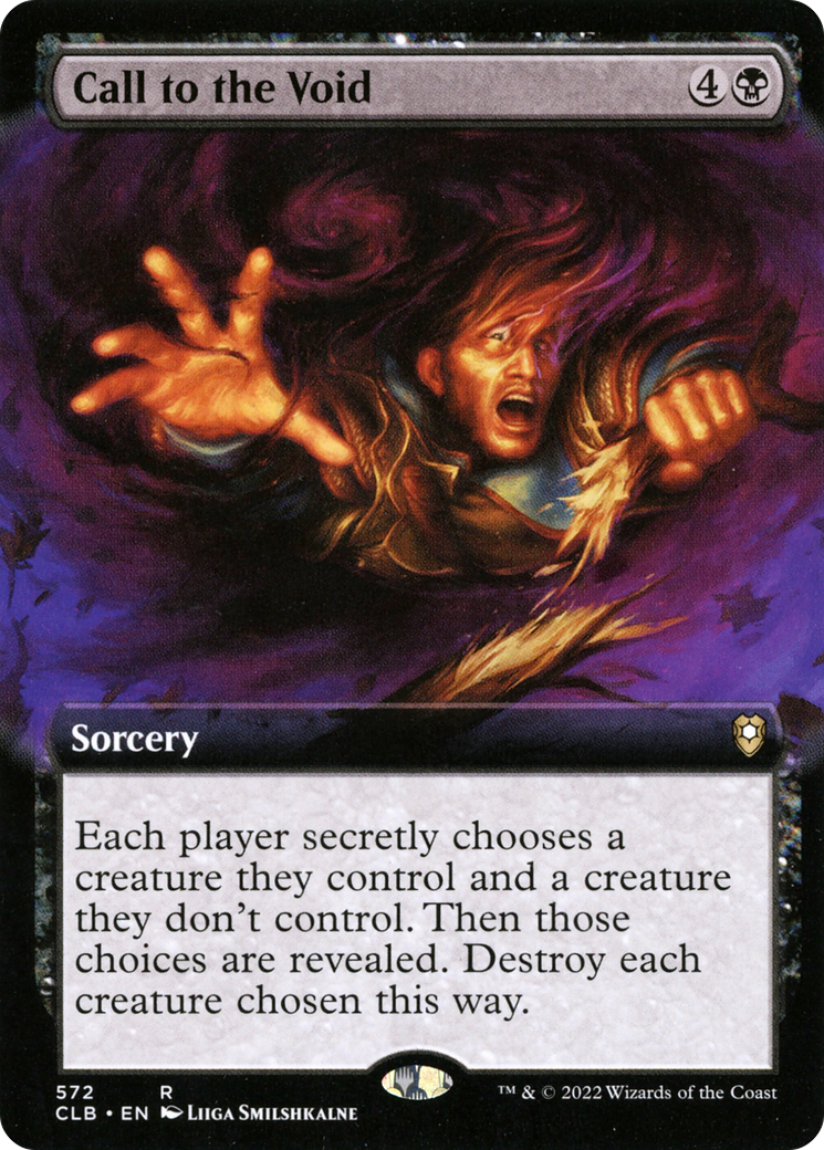 Call to the Void (Extended Art) [Commander Legends: Battle for Baldur's Gate] | Grognard Games