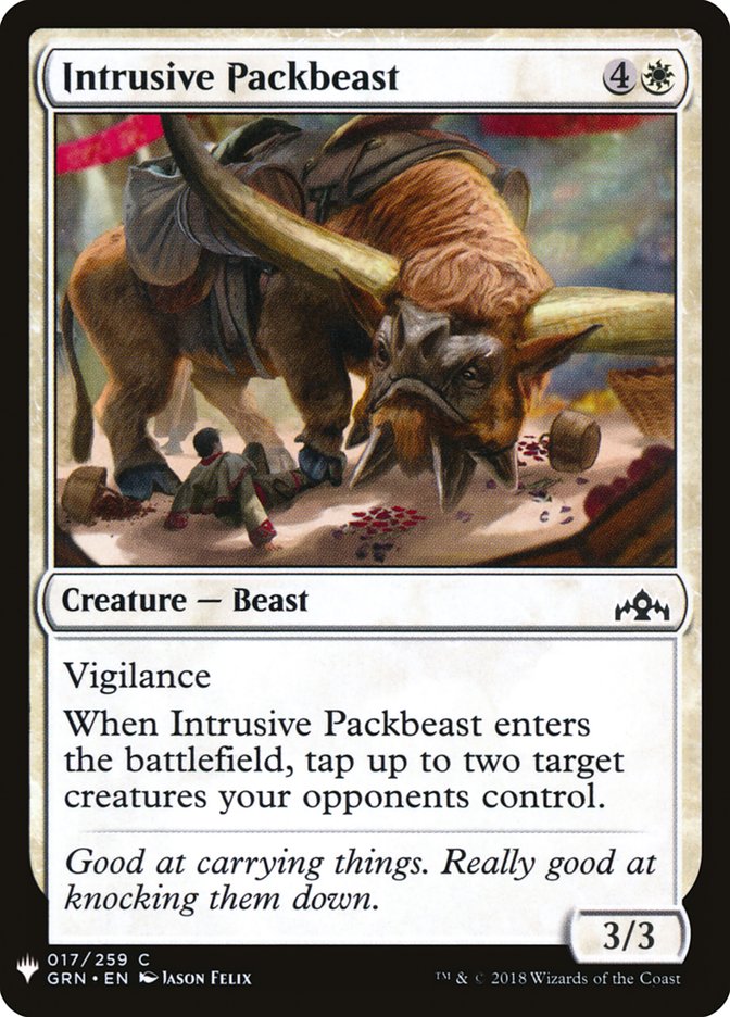 Intrusive Packbeast [Mystery Booster] | Grognard Games