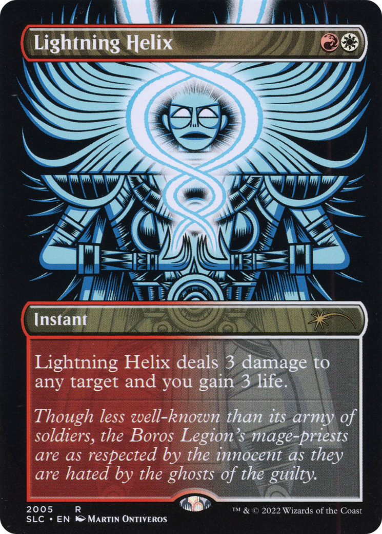Lightning Helix (Borderless) [Secret Lair 30th Anniversary Countdown Kit] | Grognard Games