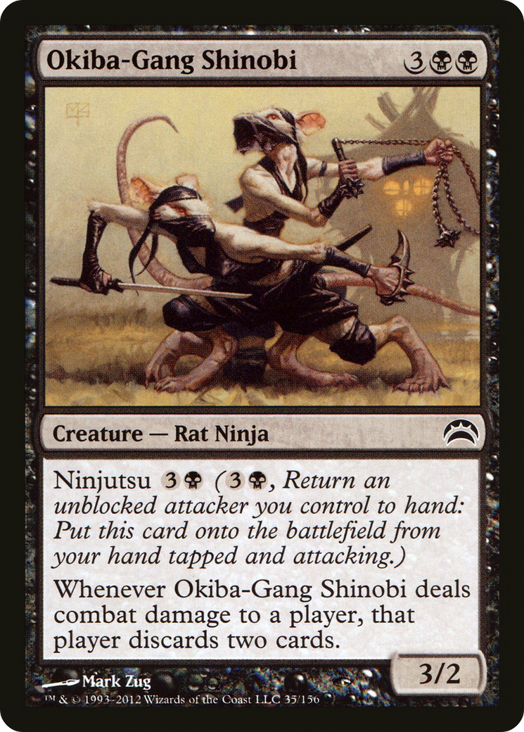 Okiba-Gang Shinobi (PC2-035) - Planechase 2012 Foil | Grognard Games
