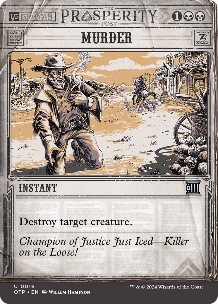 Murder [Outlaws of Thunder Junction: Breaking News] | Grognard Games
