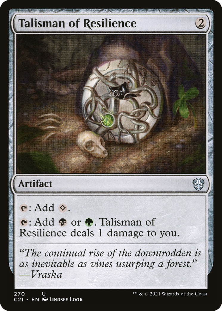 Talisman of Resilience [Commander 2021] | Grognard Games