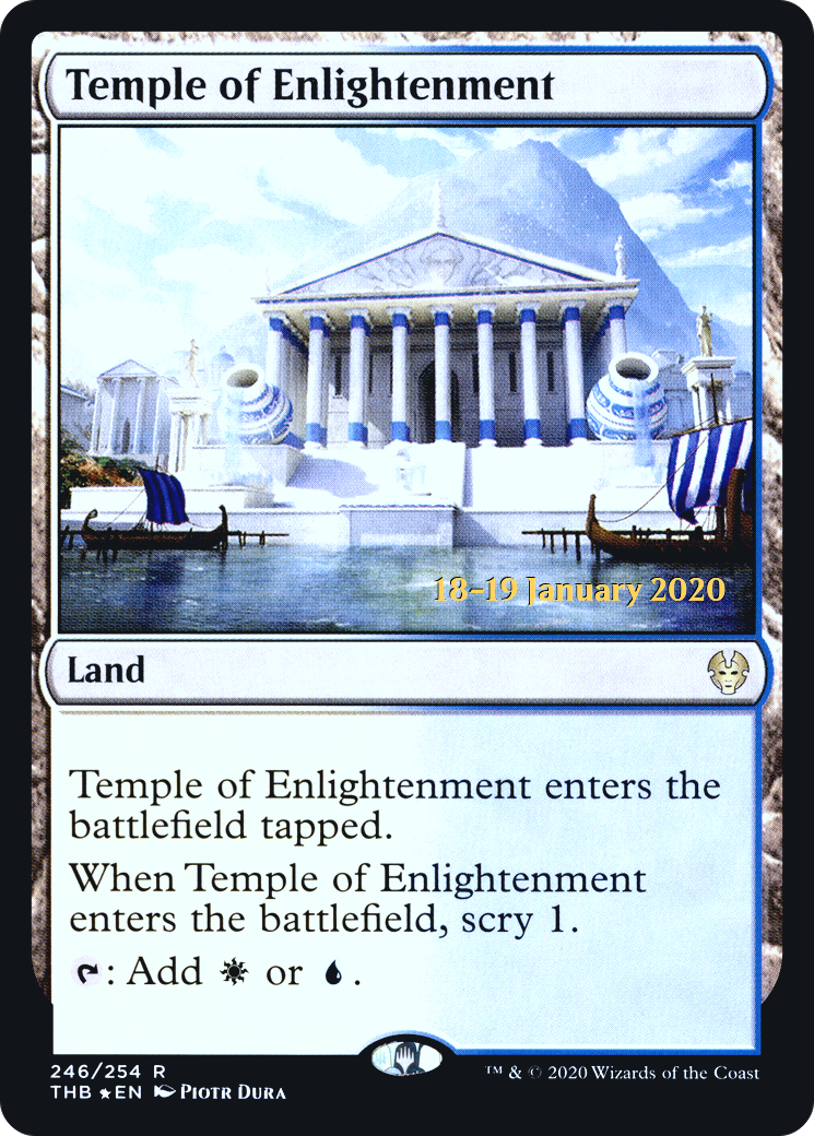 Temple of Enlightenment [Theros Beyond Death Prerelease Promos] | Grognard Games