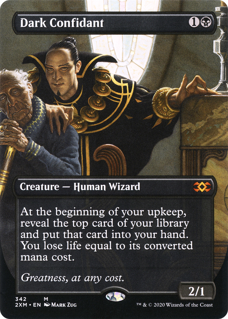 Dark Confidant (Toppers) [Double Masters Extended Art] | Grognard Games