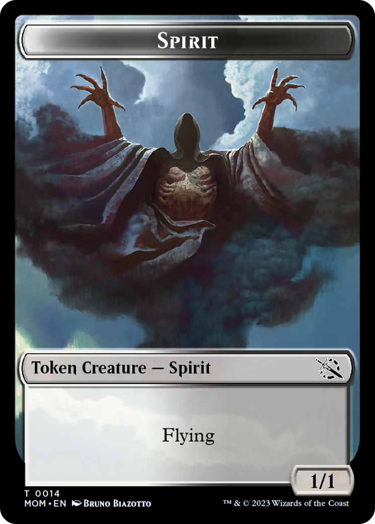 Spirit Token [March of the Machine Tokens] | Grognard Games