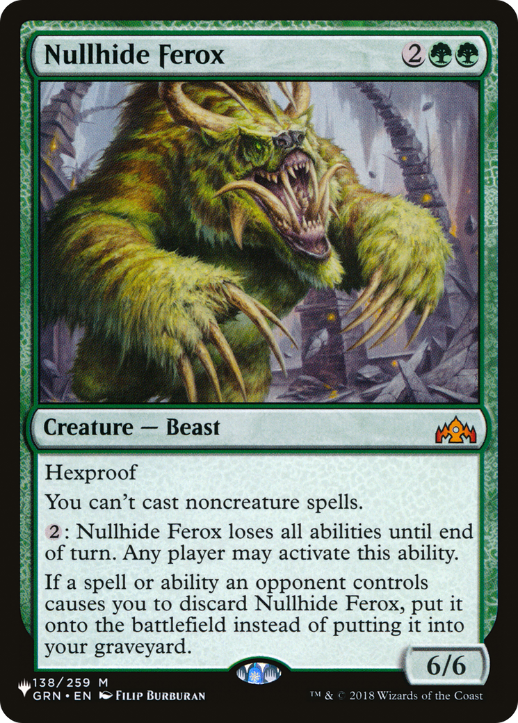 Nullhide Ferox [The List] | Grognard Games