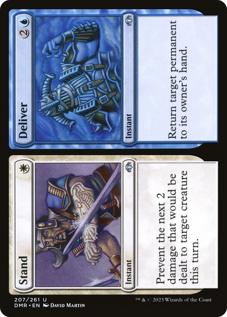 Stand // Deliver [Dominaria Remastered] | Grognard Games