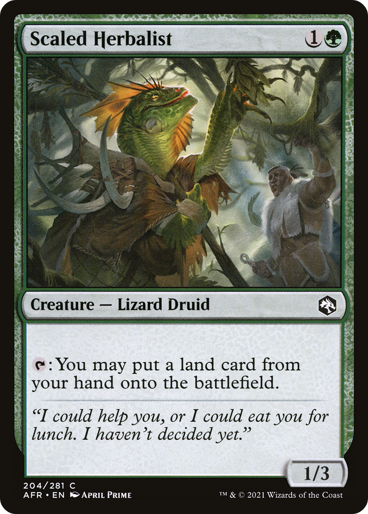 Scaled Herbalist [Dungeons & Dragons: Adventures in the Forgotten Realms] | Grognard Games
