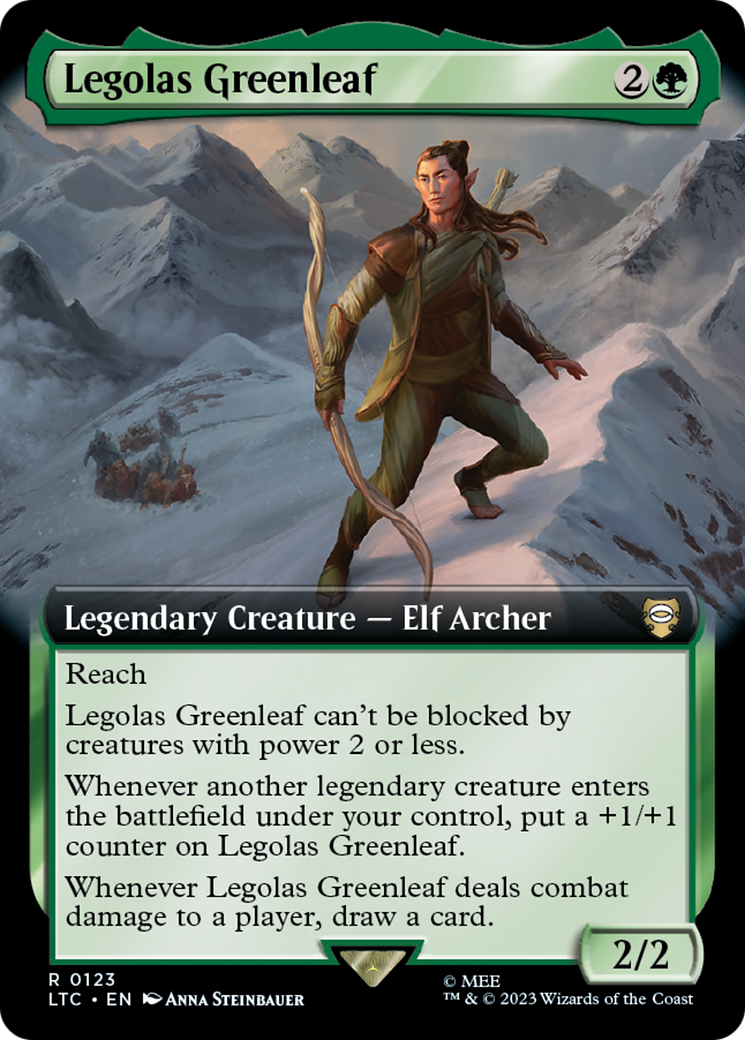 Legolas Greenleaf (Extended Art) [The Lord of the Rings: Tales of Middle-Earth Commander] | Grognard Games