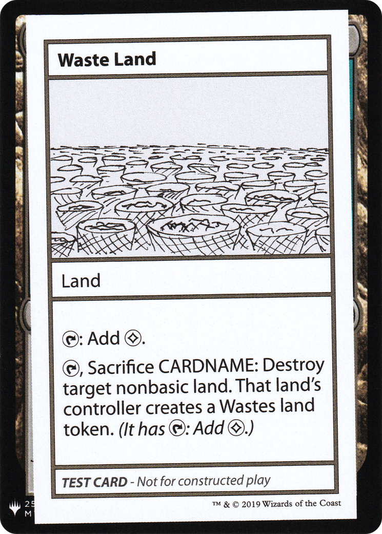 Waste Land [Mystery Booster Playtest Cards] | Grognard Games
