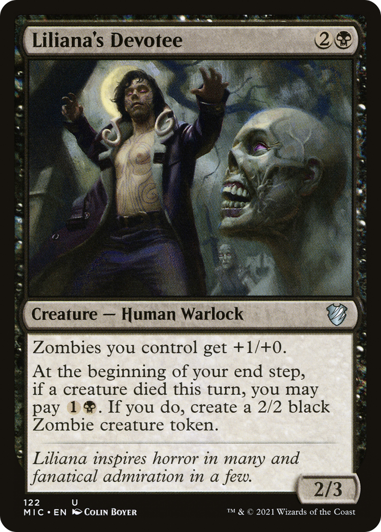 Liliana's Devotee [Innistrad: Midnight Hunt Commander] | Grognard Games