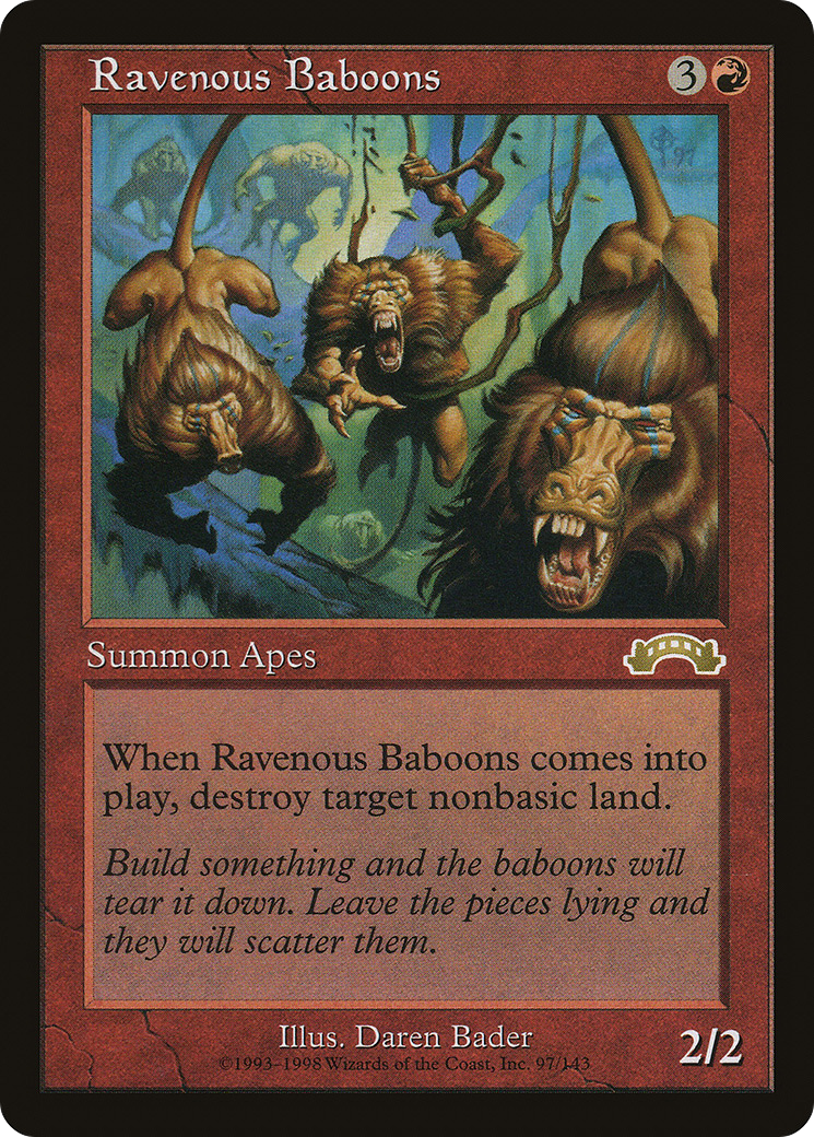 Ravenous Baboons [Exodus] | Grognard Games