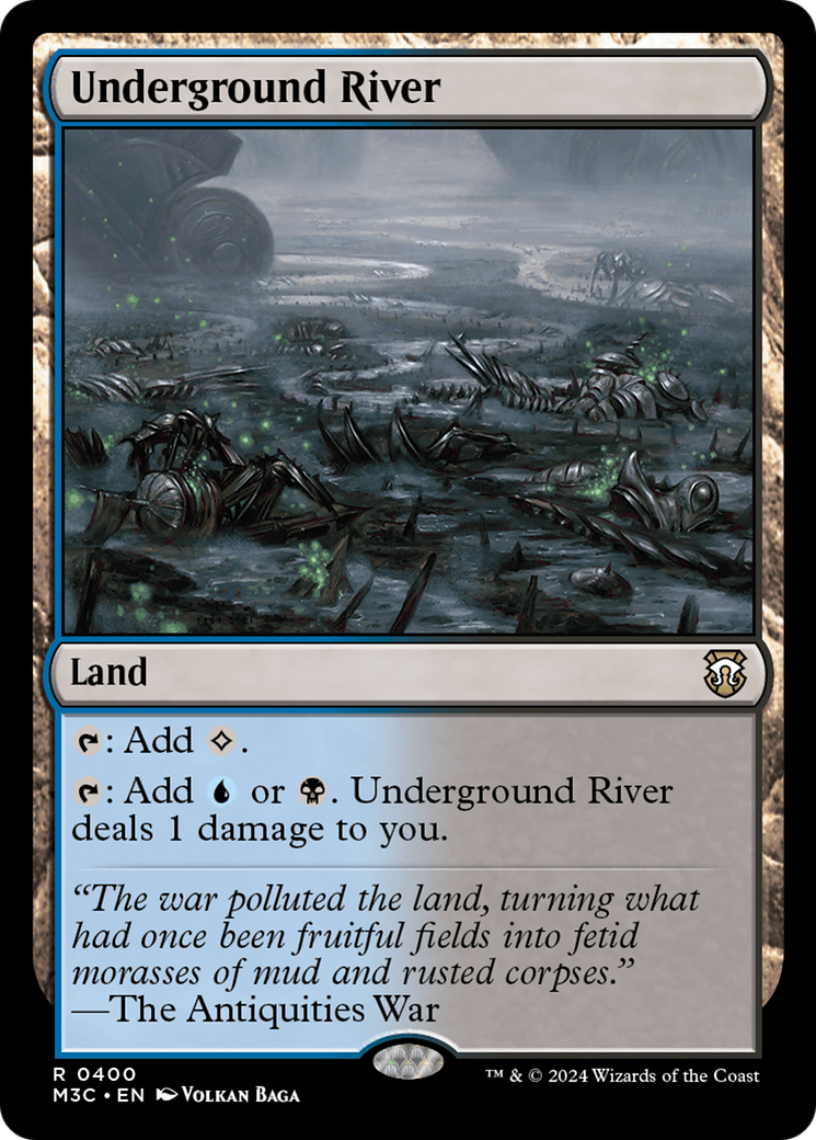 Underground River (Ripple Foil) [Modern Horizons 3 Commander] | Grognard Games