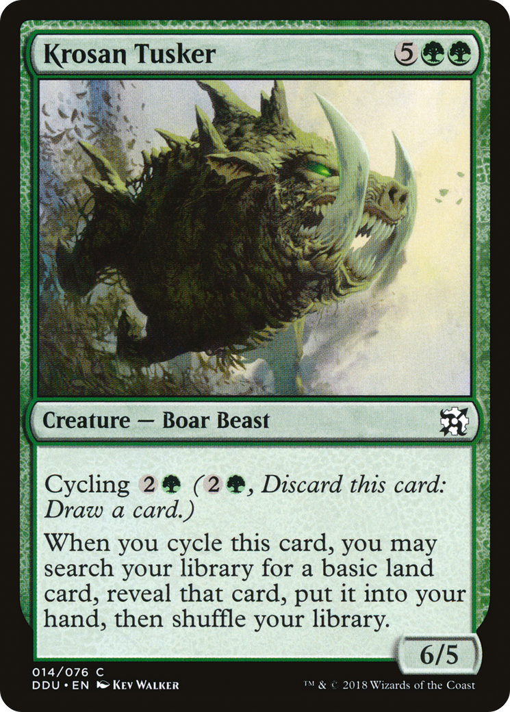 Krosan Tusker [Duel Decks: Elves vs. Inventors] | Grognard Games
