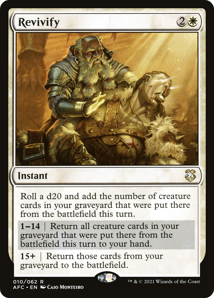 Revivify [Dungeons & Dragons: Adventures in the Forgotten Realms Commander] | Grognard Games