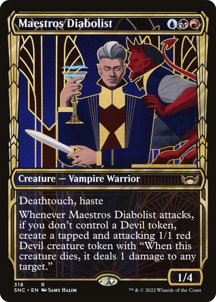 Maestros Diabolist (Showcase Golden Age) [Streets of New Capenna] | Grognard Games
