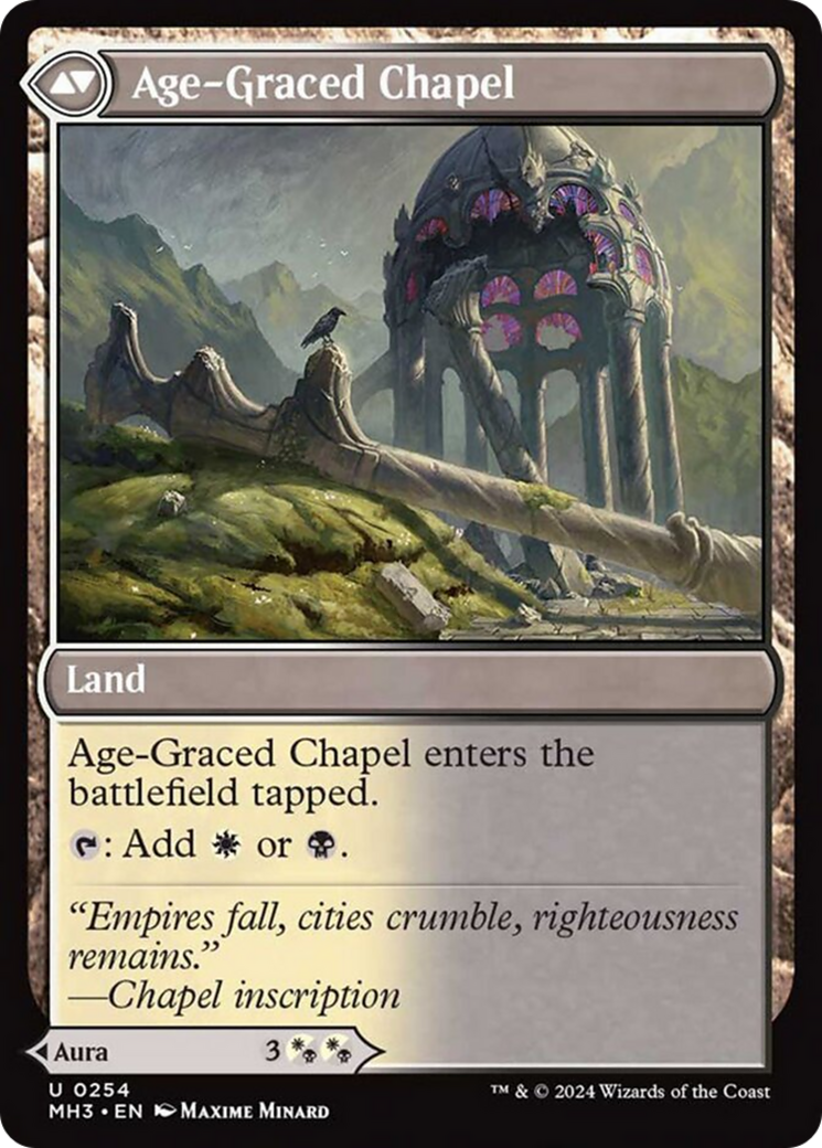 Glasswing Grace // Age-Graced Chapel [Modern Horizons 3] | Grognard Games