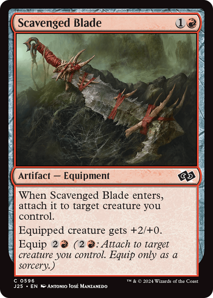 Scavenged Blade [Foundations Jumpstart] | Grognard Games