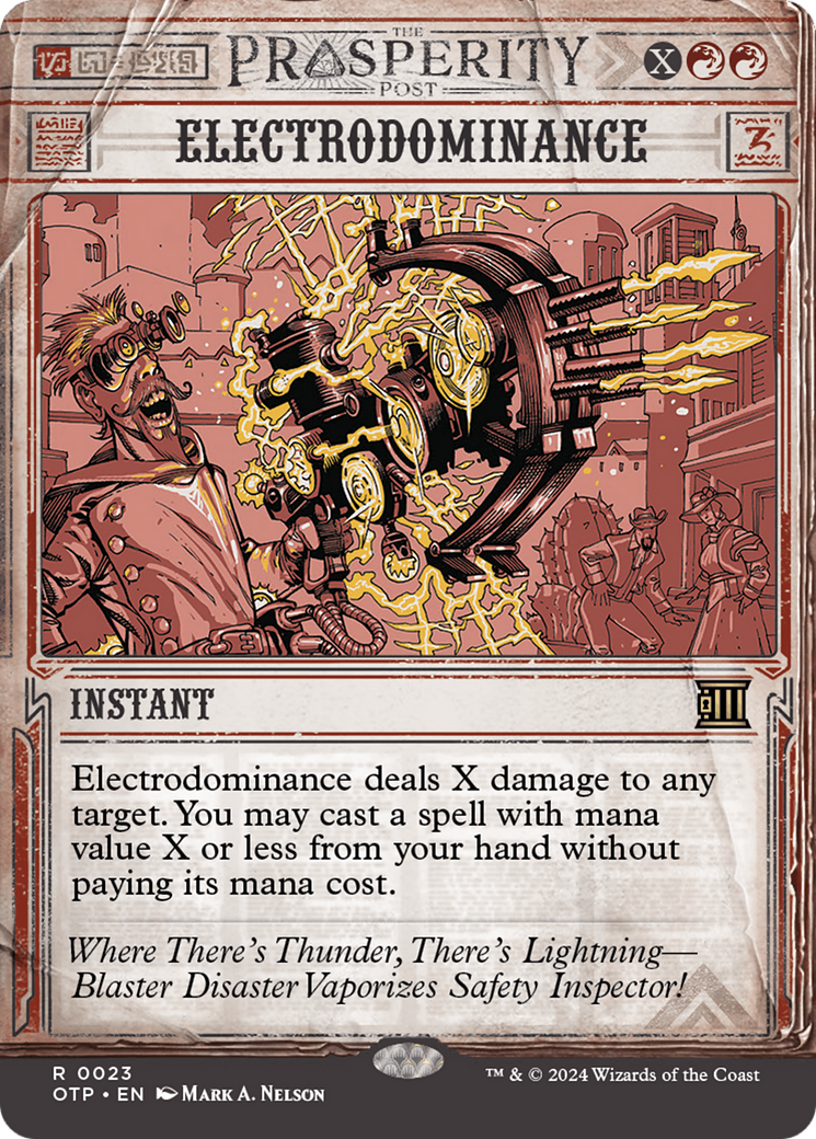 Electrodominance [Outlaws of Thunder Junction: Breaking News] | Grognard Games