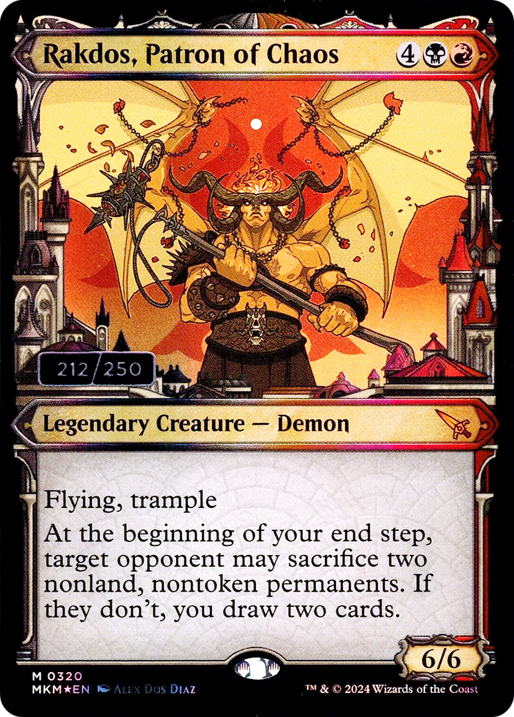 Rakdos, Patron of Chaos (Serialized) [Murders at Karlov Manor] | Grognard Games