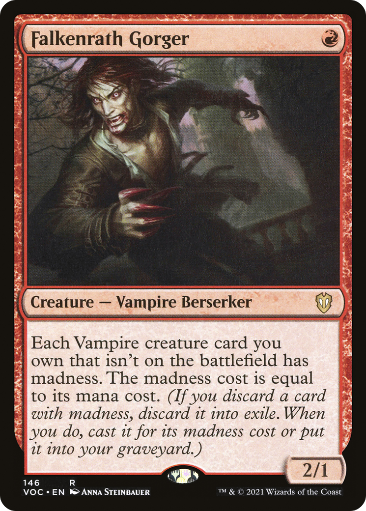 Falkenrath Gorger [Innistrad: Crimson Vow Commander] | Grognard Games