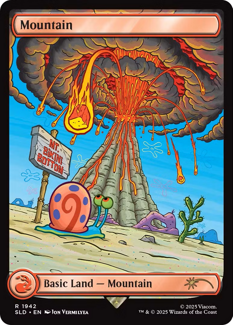 Mountain (SLD-1942) - Secret Lair Drop Foil | Grognard Games
