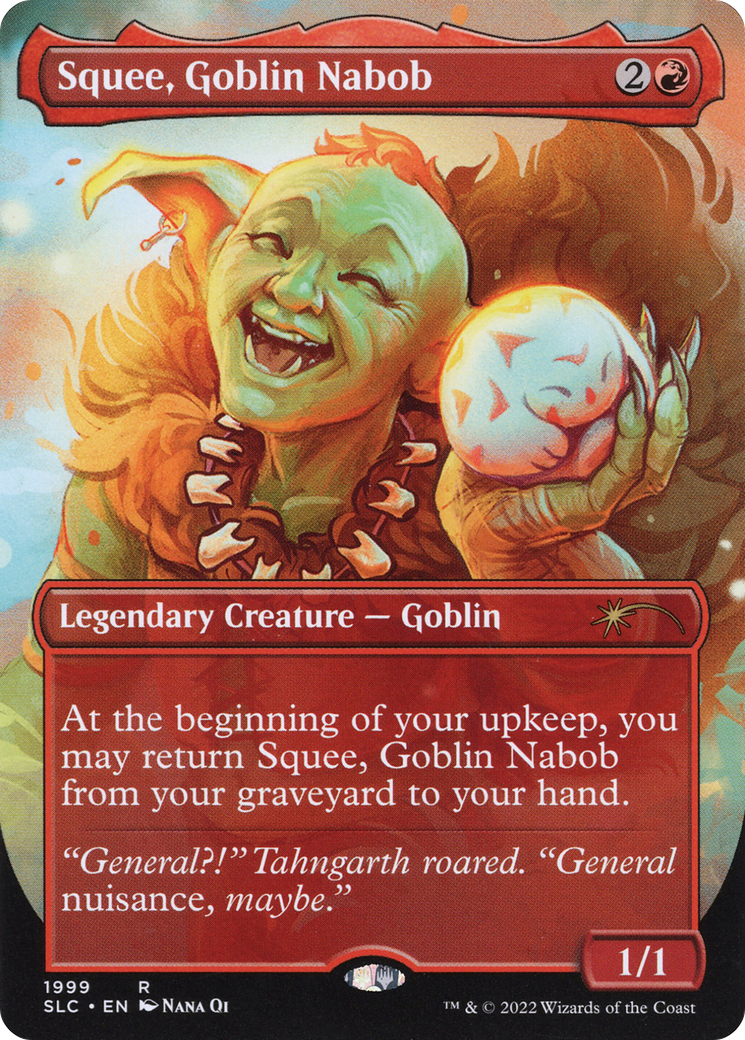 Squee, Goblin Nabob (Borderless) [Secret Lair 30th Anniversary Countdown Kit] | Grognard Games