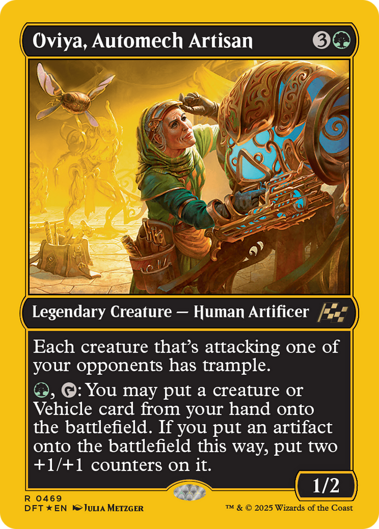 Oviya, Automech Artisan (First-Place Foil) [Aetherdrift] | Grognard Games