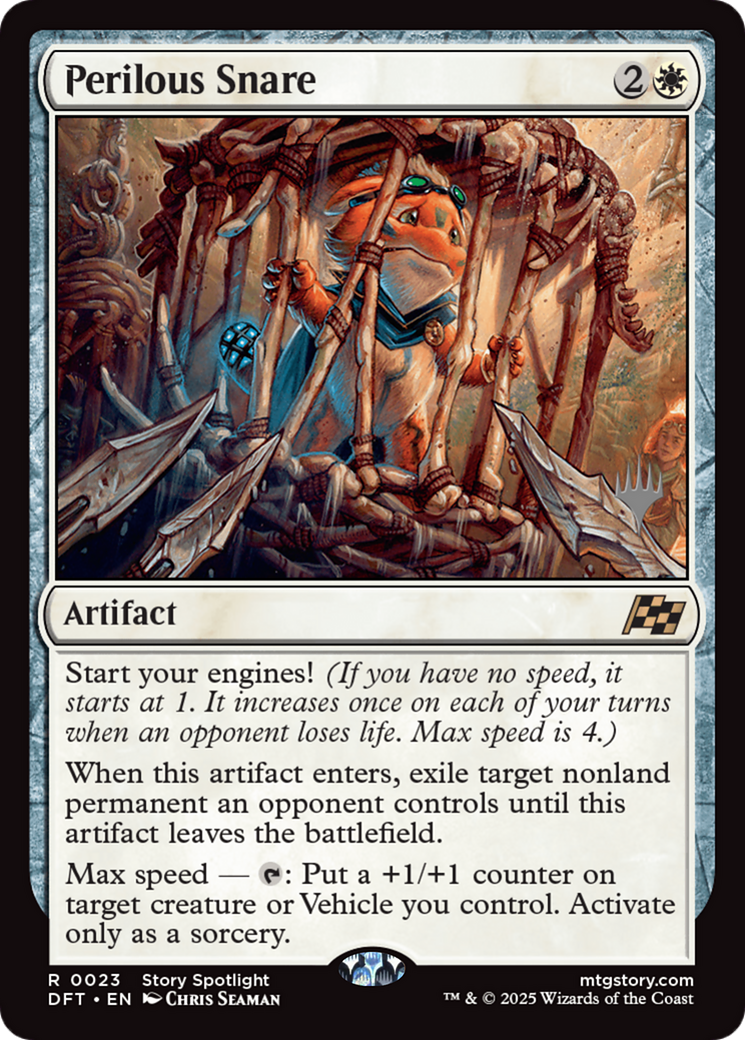 Perilous Snare (Promo Pack) [Aetherdrift Promos] | Grognard Games