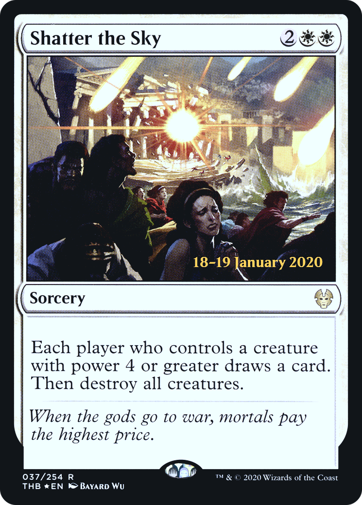 Shatter the Sky [Theros Beyond Death Prerelease Promos] | Grognard Games