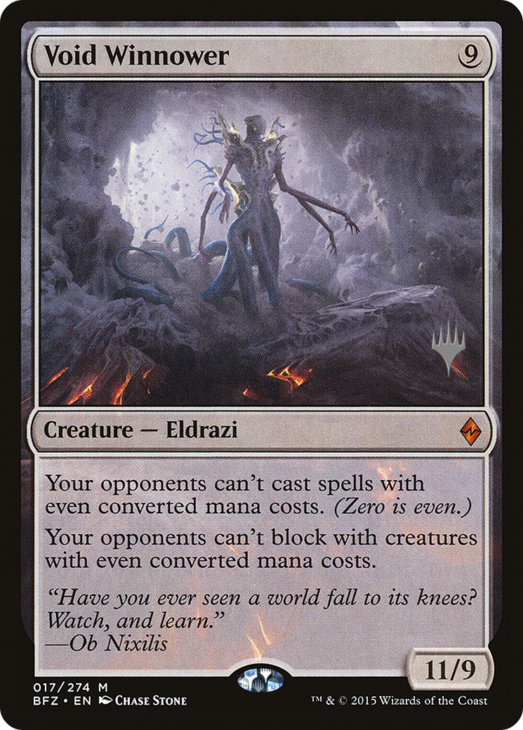 Void Winnower (PPKHM-17P) - Battle for Zendikar Promos Foil | Grognard Games