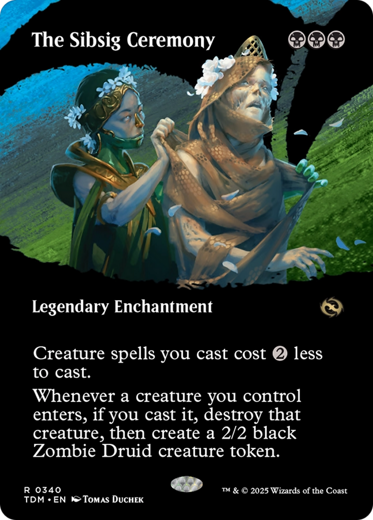 The Sibsig Ceremony (Borderless) [Tarkir: Dragonstorm] | Grognard Games