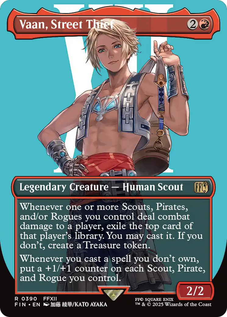 Vaan, Street Thief (FIN-390) - FINAL FANTASY (Borderless) | Grognard Games